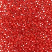 Cuentas de Rocalla Preciosa 15/0 - 1,5 mm Light Siam Silver Lined x 10 g