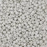 Rocalla Miyuki 11/0 961 - Chapadas en plata de ley brillante x 50 g