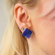 Bugles Miyuki 6 mm BGL-151FR- Mat Transparent Cobalt AB x10g