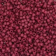 Miyuki Delica 11/0 DB0378 - Rojo Ladrillo Metálico Mate - paquete de 100g