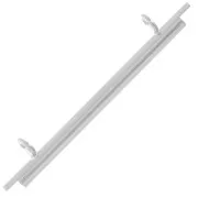 Punta para tejer para cuentas de rocalla Miyuki y Delica 35 mm - Rodio x1