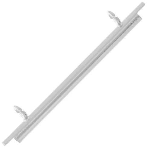 Punta para tejer para cuentas de rocalla Miyuki y Delica 35 mm - Rodio x1