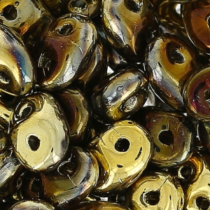 SuperDuo 2,5x5 mm Crystal California Night x10g