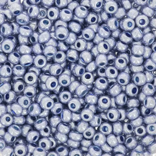Preciosa Cuentas de rocalla 9/0 2,5 mm - Azul Solgel Metallic x20g