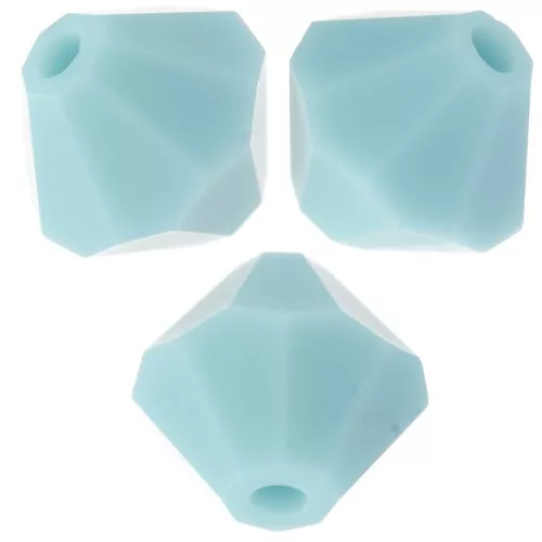 Preciosa cuenta rondelle - Cuenta 5 mm - Turquesa Mate x12