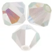 Preciosa cuentas rondelle - Cuenta rondelle 5 mm - White Opal AB 2X x12