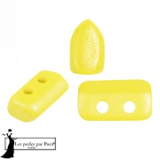 Cuentas de cristal Piros® by Puca® 2x5 mm - Lemon Tea x10g