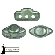 Cuentas de cristal Volos® by Puca® 4x8 mm - Riviera Bottle Green x10g
