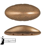 Athos 3D 3 agujeros® by Puca® 20x10 mm - Albaricoque Metalizado Mate x1