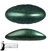 Ovalo - Athos 3D 3 agujeros® by Puca® 20x10 mm - Bosque Verde Metalizado Mate x1 Athos 3D 3 agujeros® by Puca® 20x10 mm - Bosque Verde Metalizado Mate x1