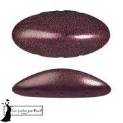 Athos 3D 3 agujeros® by Puca® 20x10 mm - Rojo viejo metalizado mate x1|raw }}