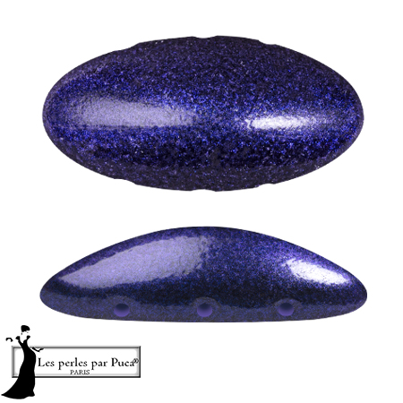 Athos 3D 3 agujeros® by Puca® 20x10 mm - Azul Real Metalizado Mate x1