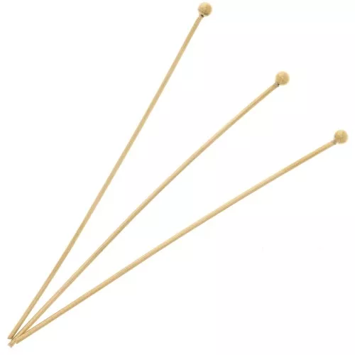 Clavos de cabeza esférica 50x0,7 mm - Acero inoxidable 304L Dorado x50
