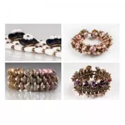 Ripple 12 mm Crystal California Silver  x10