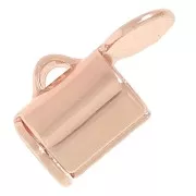 Punta para tejer para cuentas de rocalla Miyuki y Delica 5 mm - Dorado rosa x10