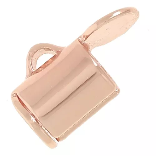 Punta para tejer para cuentas de rocalla Miyuki y Delica 5 mm - Dorado rosa x10