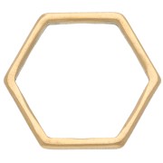 Anillo hexagonal de montaje y tejido 12x13 mm - Acero inoxidable 304L Dorado x1|raw }}