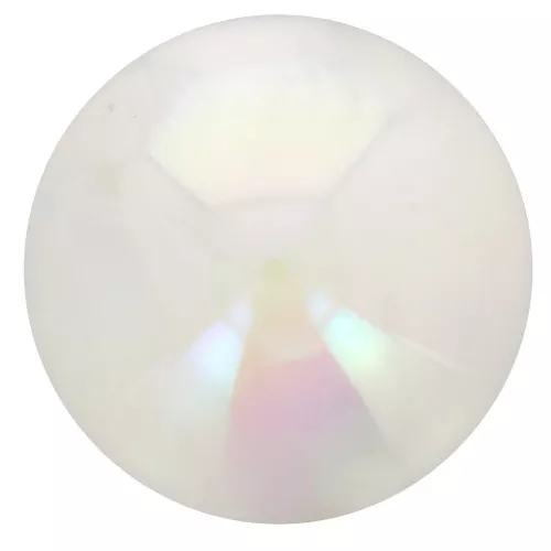 Cuentas acrílicas redondas 13.5mm - Transparente efecto AB x6