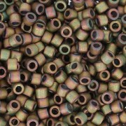 Miyuki Delica 10/0 DBM0380 - Mat Metallic Khaki Iris x8g