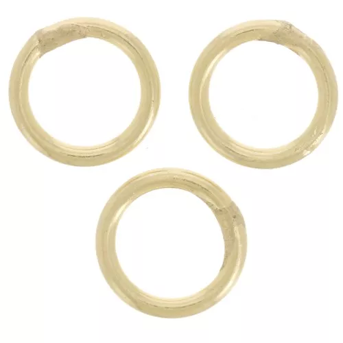 Anillas cerradas 7x1 mm Dorado x25