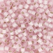 Miyuki Delica 10/0 DBM0624 - Dyed Light Rose Siver Lined  Alabaster x8g