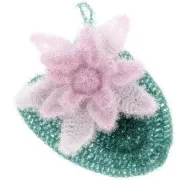 Creative Bubble - Hilo de ganchillo para esponja tawashi - Degradado Ivy x1