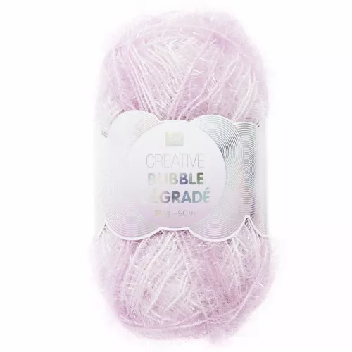 Creative Bubble - Hilo de ganchillo para esponja tawashi - Tono lila claro x1