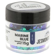 Purpurina en un frasco - Jesmonite - Azul marino x15g