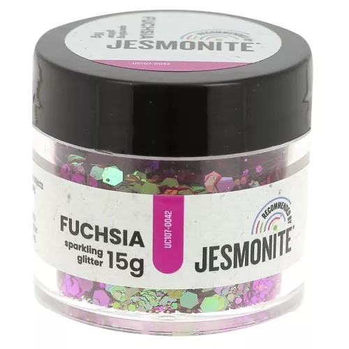 Purpurina en un frasco - Jesmonite - Fucsia x15g