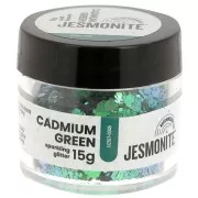 Paillettes en flacon - Jesmonite - Vert Cadmium x15g