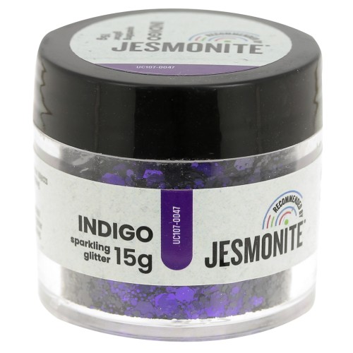 Purpurina en botella - Jesmonite - Indigo x15g