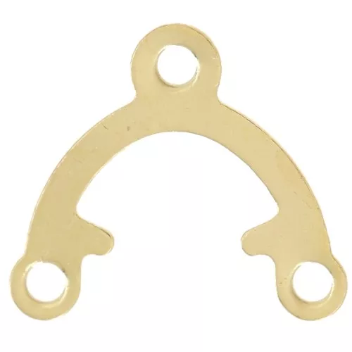 1 pletina Entrepieza 9,5x8,5 mm Dorado x20