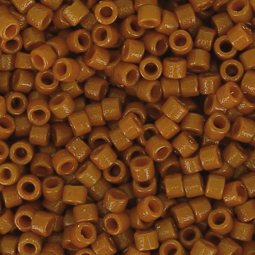 Miyuki Delica 11/0 DB2109 - Duracoat Opaque Sienna x8g