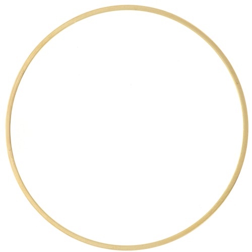 Anillo redondo para tejer y montar 42 mm - Dorado x1