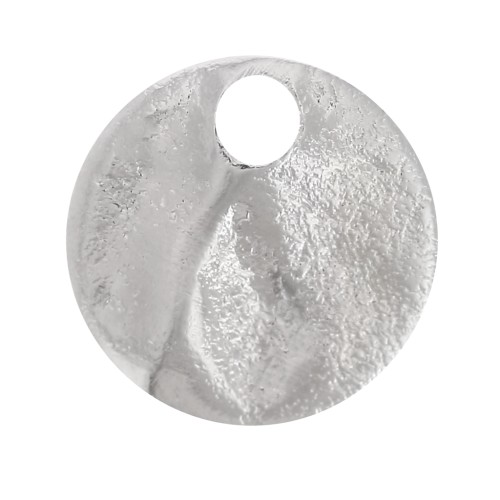 Lentejuelas arrugadas 6 mm - Plateado x10