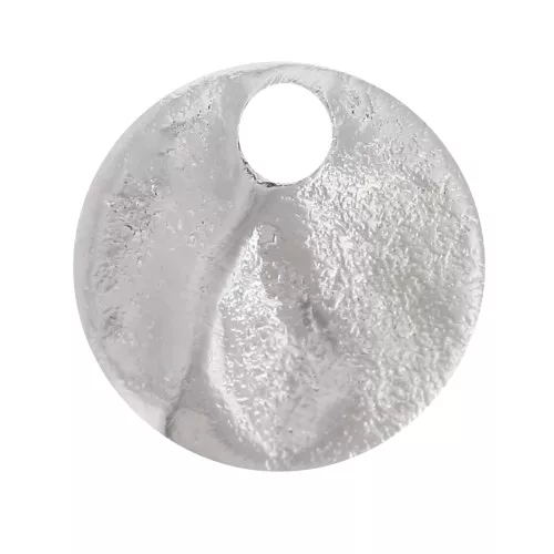 Lentejuelas arrugadas 6 mm - Plateado x10