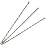 Clavos cabeza plana 40x0,7 mm - Fabricación europea - Plateado envejecido x25|raw }}