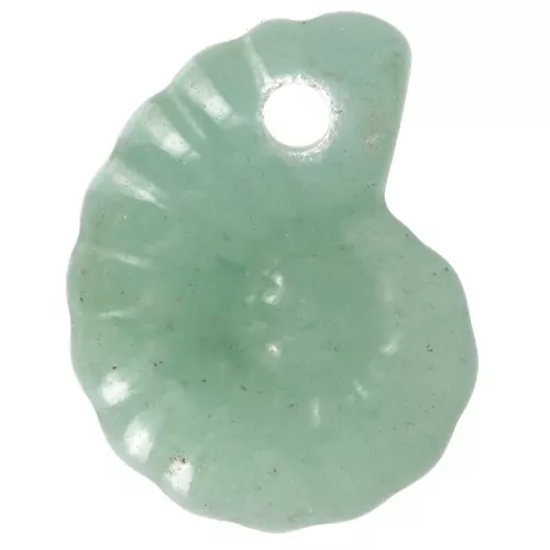 Colgante Concha Espiral 20x16 mm - Aventurina x1