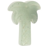 Colgante palmera 28x22 mm gema - Aventurina x1