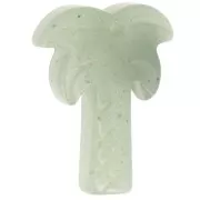 Colgante palmera 28x22 mm gema - Aventurina x1