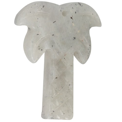 Colgante palmera 28x22 mm gema - Labradorita x1