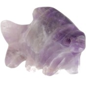 Colgante pez 20x31 mm - Amatista x1