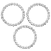 Anillo Redondo Cerrado Retorcido 13x1.8 mm - Plata 925 x1|raw }}