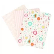 Surtido Paper Poetry bloc de notas 105x140 mm Romantic Flowers x3