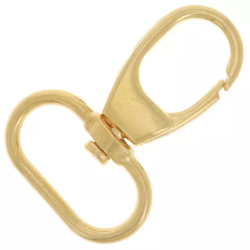 Llavero pinza de langosta 39 mm - Dorado con oro fino x1