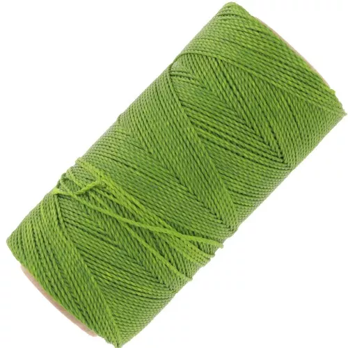 Bobina de hilo encerado Linhasita - Perfume Menta - 1 mm Verde Hierba (352) x168m