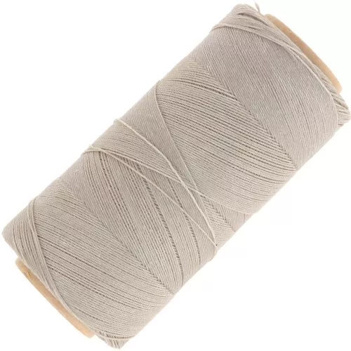 Bobina de hilo encerado Linhasita para micro macramé 0,35 mm - Greige (04) x448m