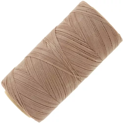 Bobina de hilo encerado Linhasita para micro macramé 0,35 mm - Cappuccino (65) x448m