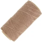 Bobina de hilo encerado Linhasita para micro macramé 0,75 mm - Cappuccino (65) x228m