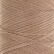 Bobina de hilo encerado Linhasita para micro macramé 0,75 mm - Cappuccino (65) x228m